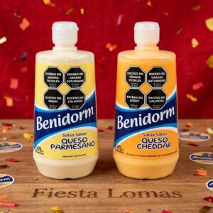 QUESO PARMESANO/CHEDDAR/BARBACOA "BENIDORM" 470grs.