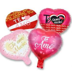 GLOBO CORAZÓN " TE AMO" 23 CM